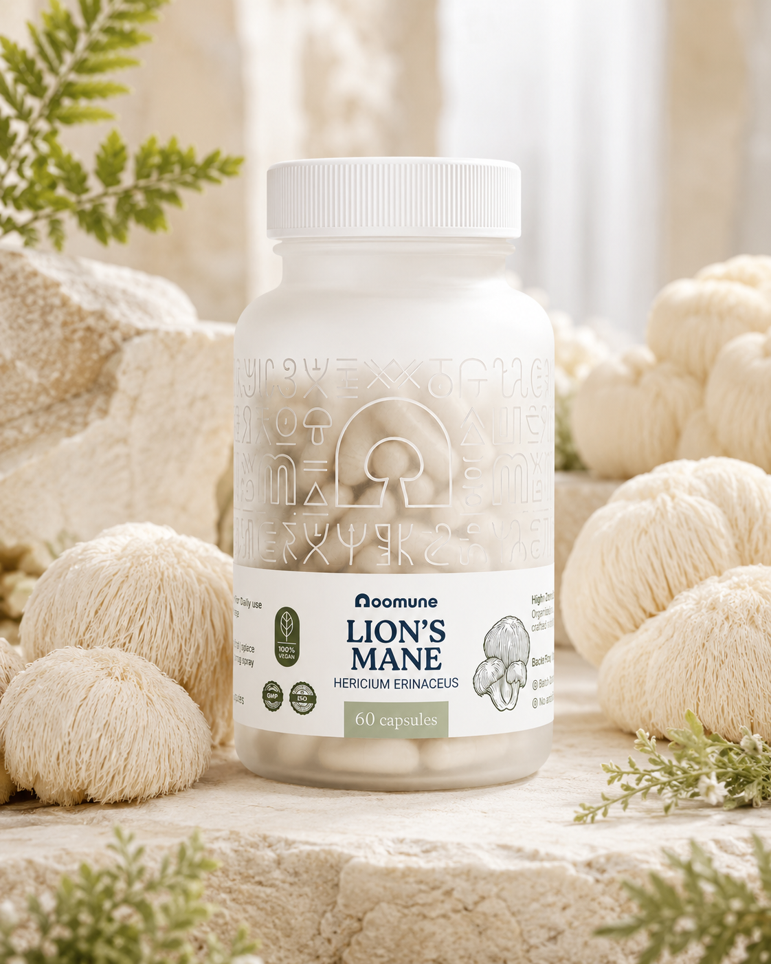 Oomune Lion's Mane capsules bottle